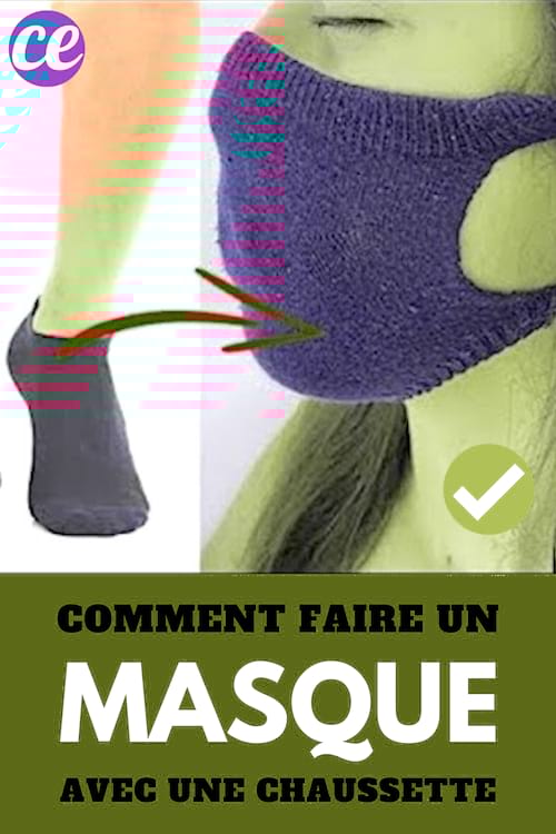Comment Faire Un Masque Avec 1 Chaussette (SANS Couture, Ni Machine !).