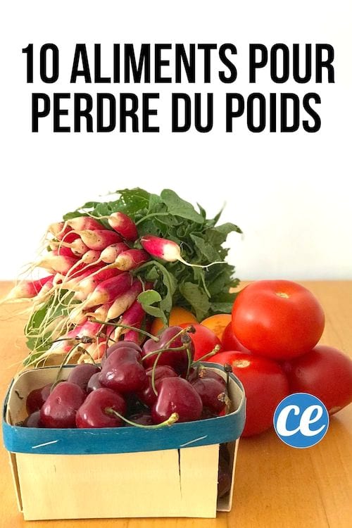 Des cerises, des tomates et des radis qui sont des aliments qui facilitent la perte de poids