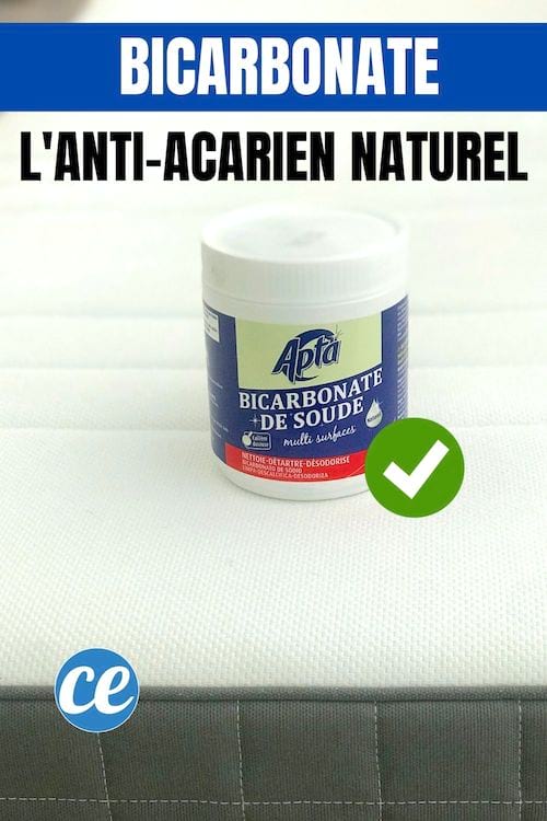 Du bicarbonate sur un matelas pour éliminer les acariens