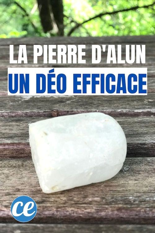 De la pierre d'alun pour avoir un déodorant naturel et efficace