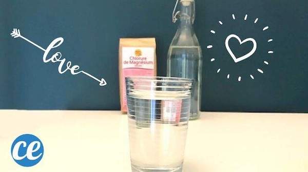 Una vera di acqua e magnesio in cura per aumentare la libido