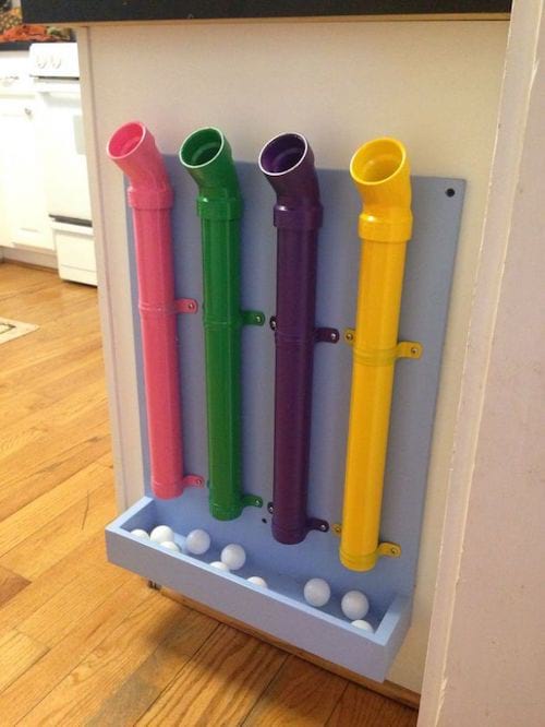 Tuyaux en PVC colorés pour enfants 