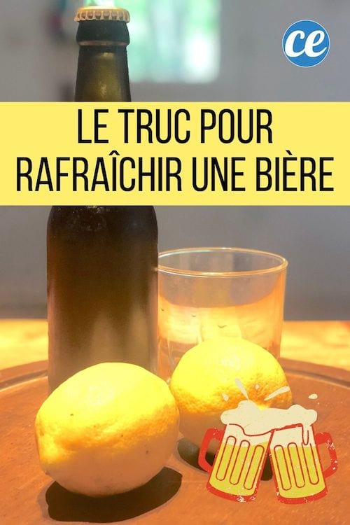 Du citron pour rafraîchir une bière