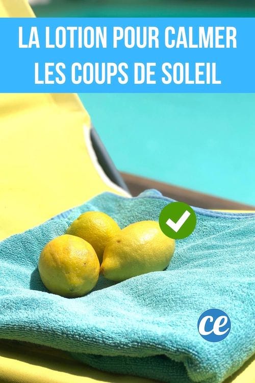 Des citrons pour calmer la brûlure des coups de soleil