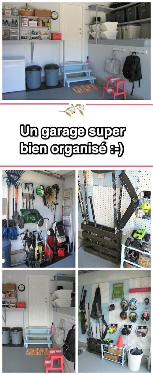 Un garage super bien organisé