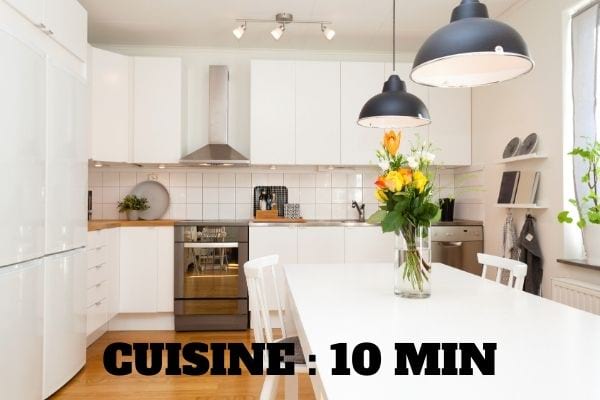 La méthode facile pour nettoyer la cuisine en 10 minutes chrono.