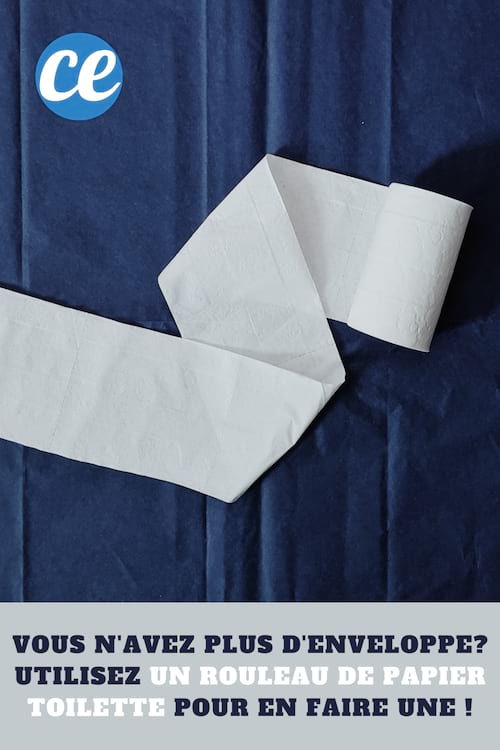 Papier toilette : Vous n'avez plus d'Enveloppe? Utilisez un Rouleau de Papier Toilette pour en faire une !