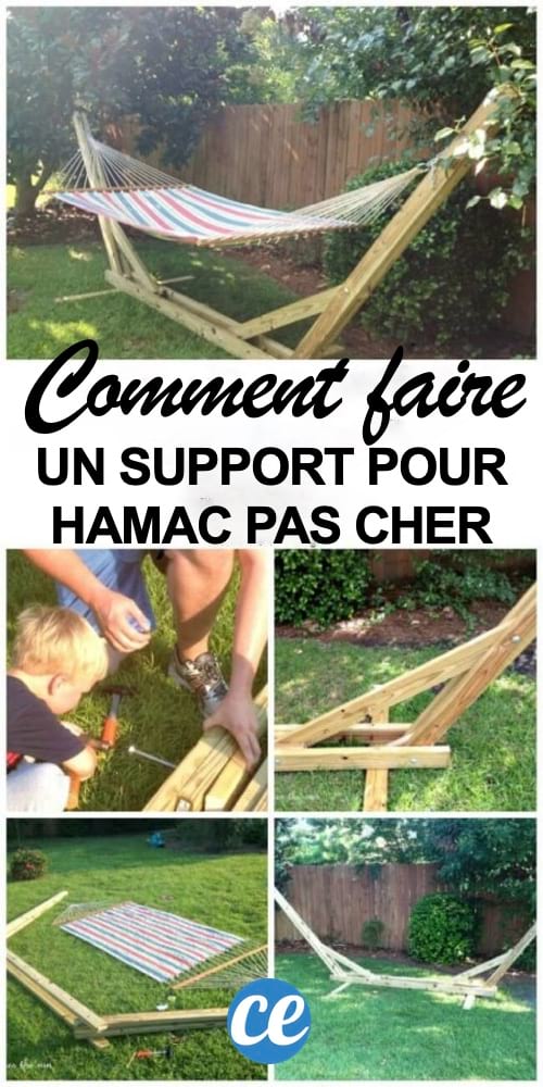 DIY pour faire un support pour hamac fait maison