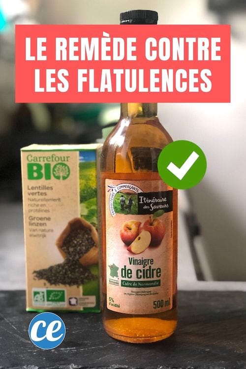 Du vinaigre de cidre comme remède contre les flatulences