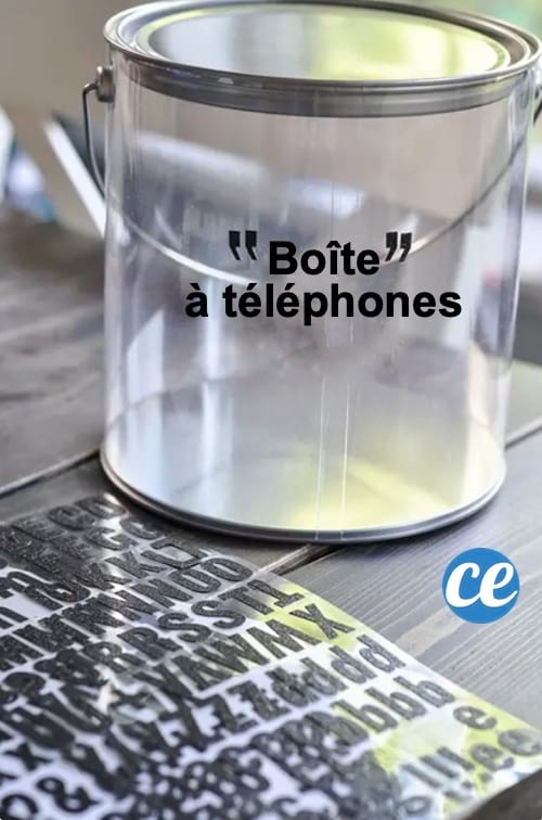 Une boite transparente pour mettre les téléphone en classe