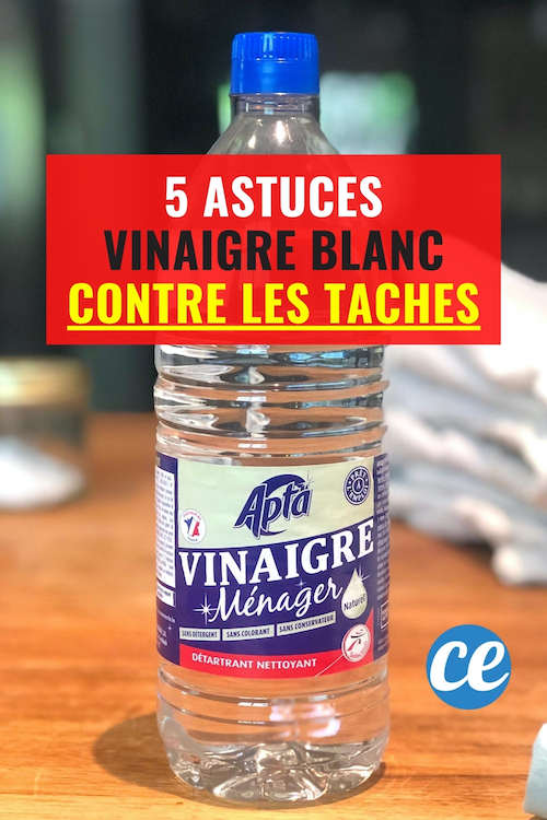 5 Astuces Vinaigre Blanc Pour Éliminer Toutes les Taches Sur Vos Vêtements.