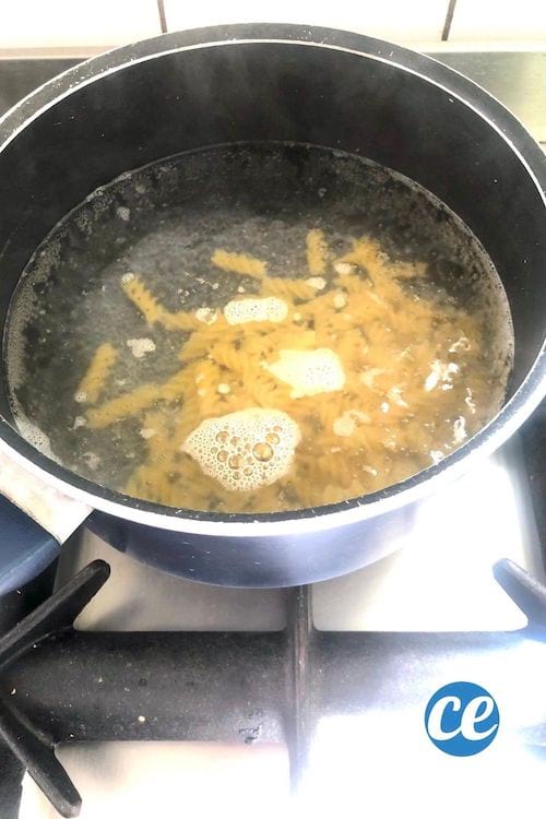 accélérer la cuisson des pâtes avec une bouilloire