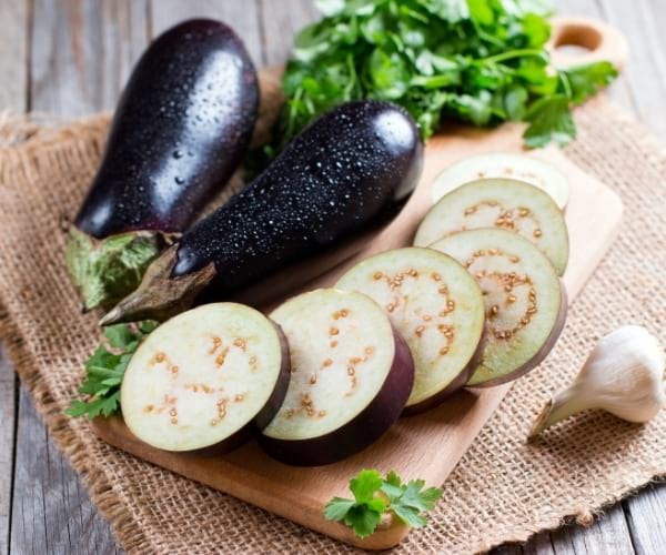 rondelle d'aubergine 0 calories