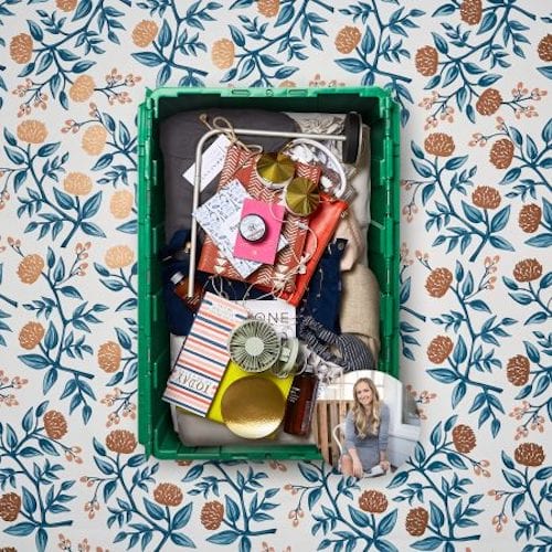 Bac vert qui sert de rangement