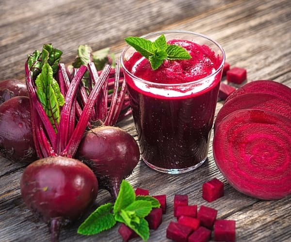 betterave en rondelle et en jus pour le régime weight watchers