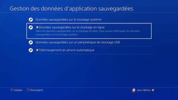 Sauvegardez vos données sur le cloud ou sur un périphérique USB
