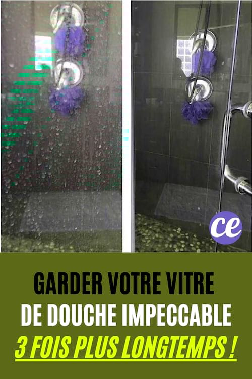 Comment Garder la Vitre de Douche Impeccable (3 Fois Plus Longtemps !).