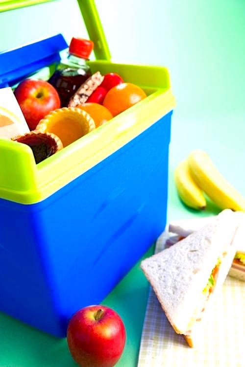 Une glacière toute propre et désinfectée grâce à l’eau oxygénée.