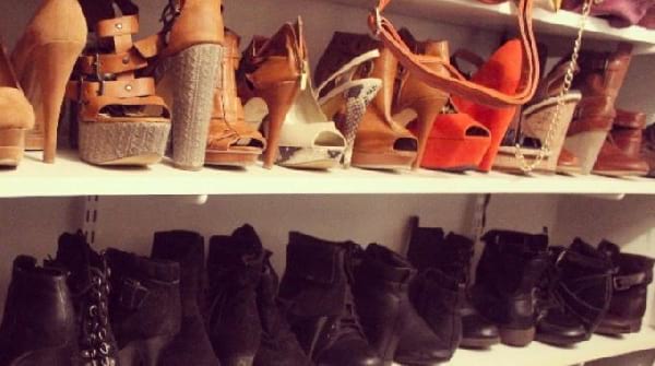 ranger chaussures talons inversé
