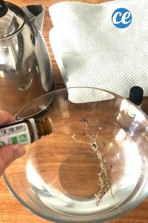 Se faire un soin purifiant visage avec une bouilloire