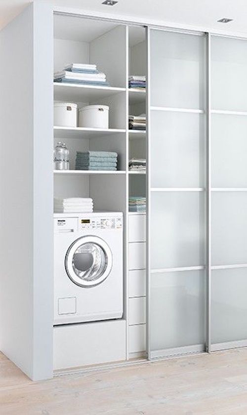 47 Super Idées de Rangement Pour Organiser Votre Petite Buanderie.