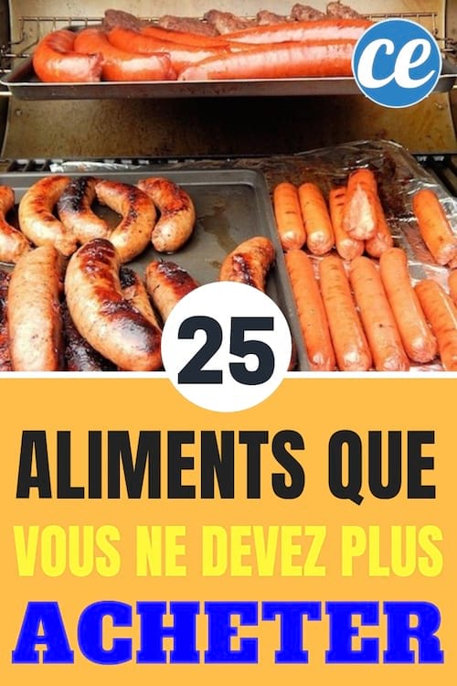 25 aliments qu'on ne devrait pas acheter au supermarché