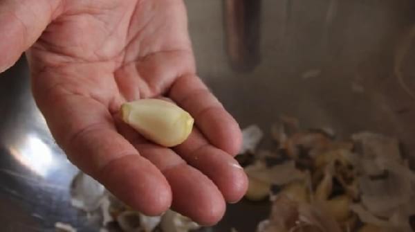 éplucher gousses ail