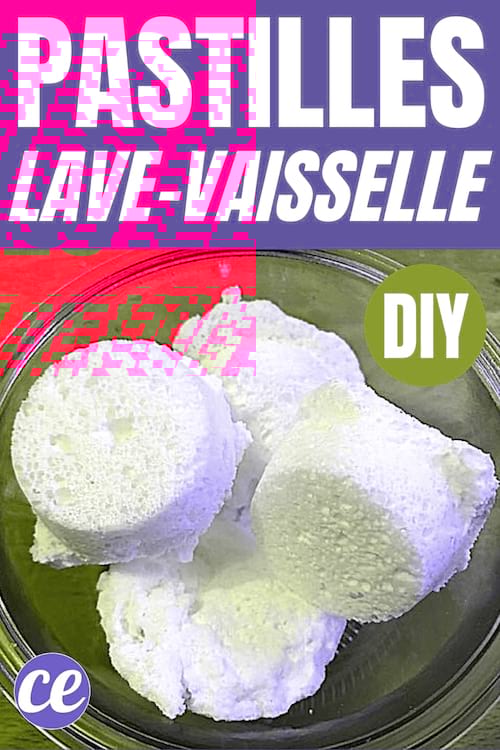 Des pastilles de lave vaisselle que j'ai fabriqué moi-même sans acide citrique