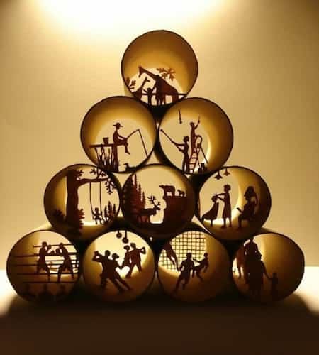 création diy rouleaux papier wc