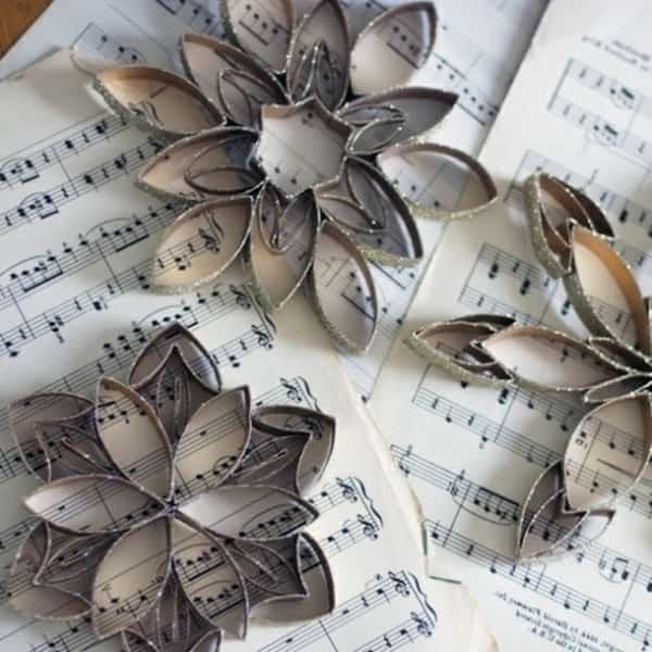 bricolage facile fleur carton