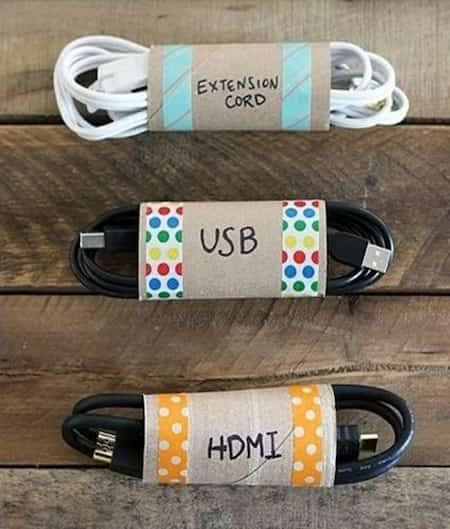 astuce ranger câble