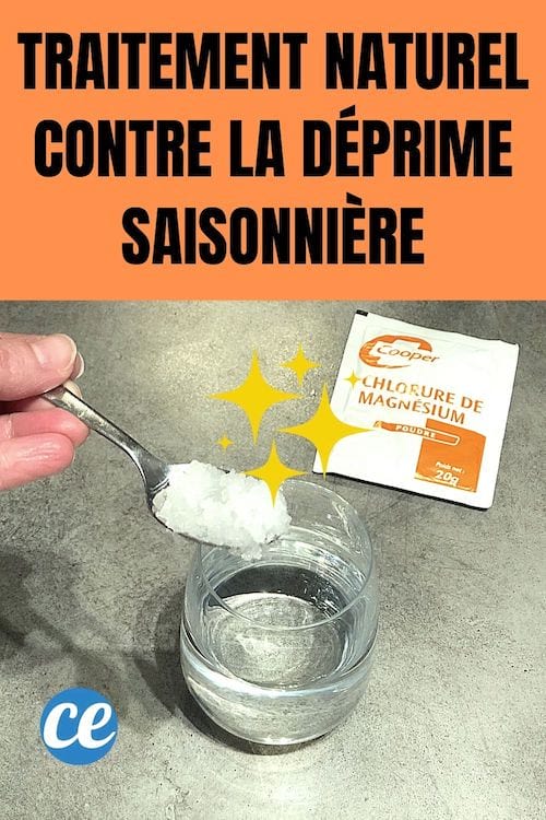 traitement naturel contre la déprime saisonnière avec du chlorure de magnésium