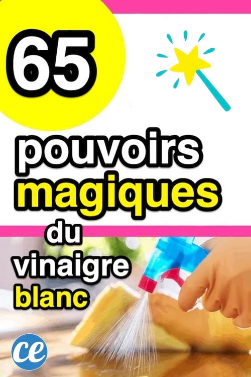 65 Pouvoirs Magiques du Vinaigre Blanc Que Personne Ne Connaît.