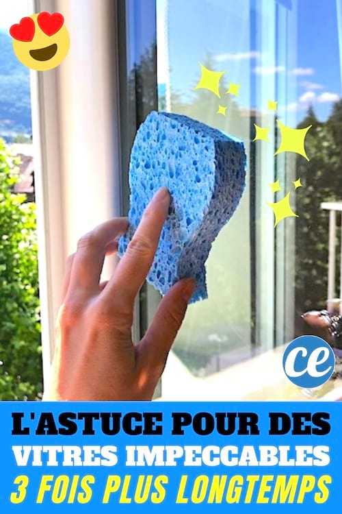 L'Astuce Pour que les vitres Restent Impeccables avec du bicarbonate