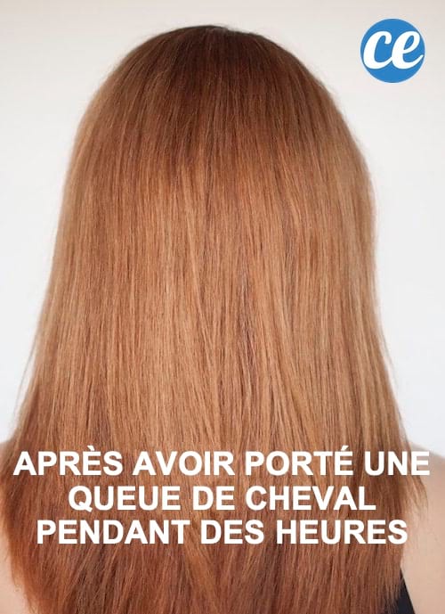 Cheveux châtain clair lisse 