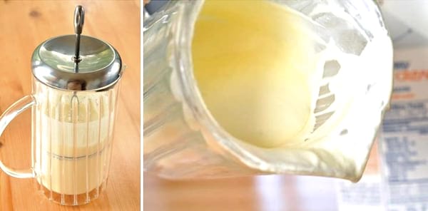 Une petite astuce pour faire une délicieuse crème fouettée prête en 2 min avec une cafetière à piston