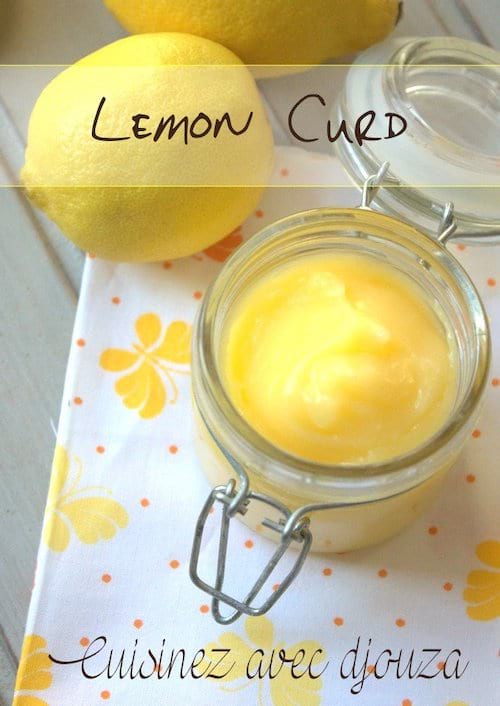 du lemon curd préparé au micro ondes