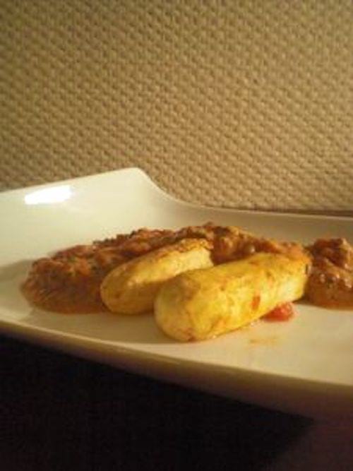 des quenelles cuites au micro-ondes