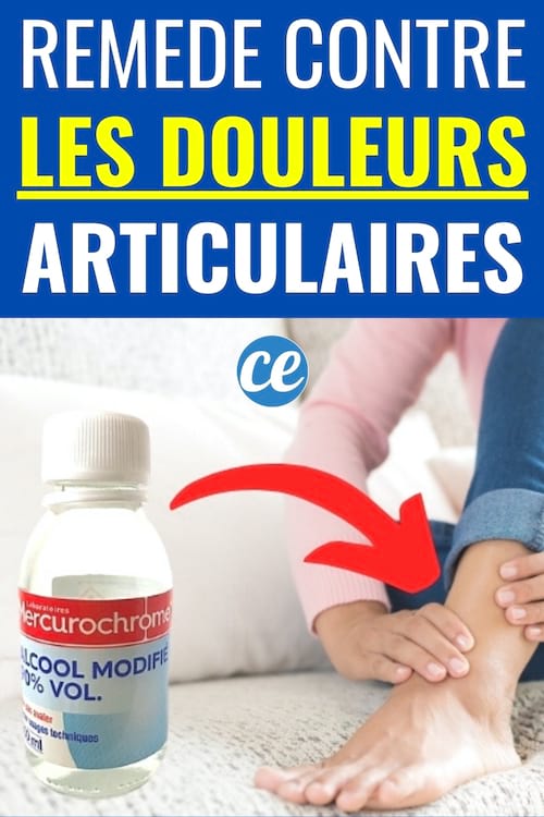 Utilisez de l'alcool à 70° pour soulager les douleurs articulaires