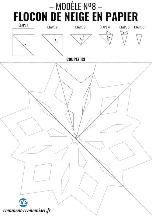 Comment Faire des Flocons de Neige en Papier ? Le Tuto Facile Pour Noël.