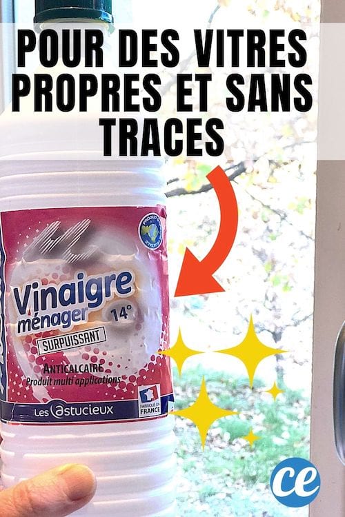 Du vinaigre blanc pour nettoyer les vitres sans laisser de traces