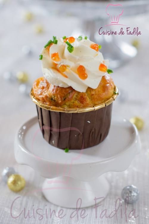 Cupcakes salés au saumon