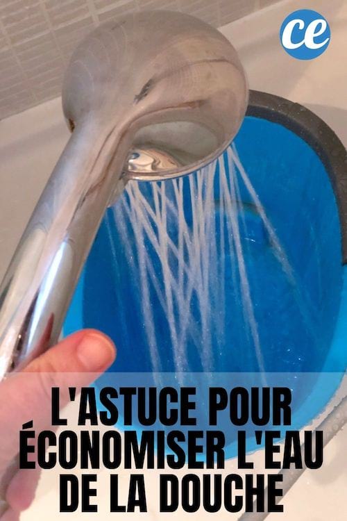 L'astuce pour économiser l'eau de la douche avec un seau