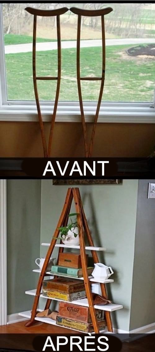 Étagères à béquilles