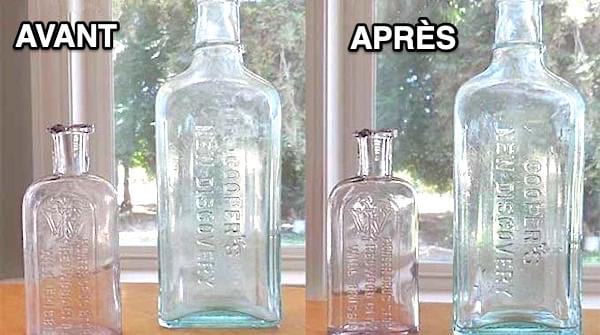 Des vases opaques et propres ensuite