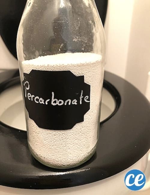 percarbonate pour la cuvette des toilettes