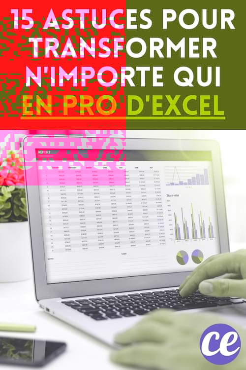 15 Astuces Faciles Pour Transformer N'importe Qui en Pro d'Excel.