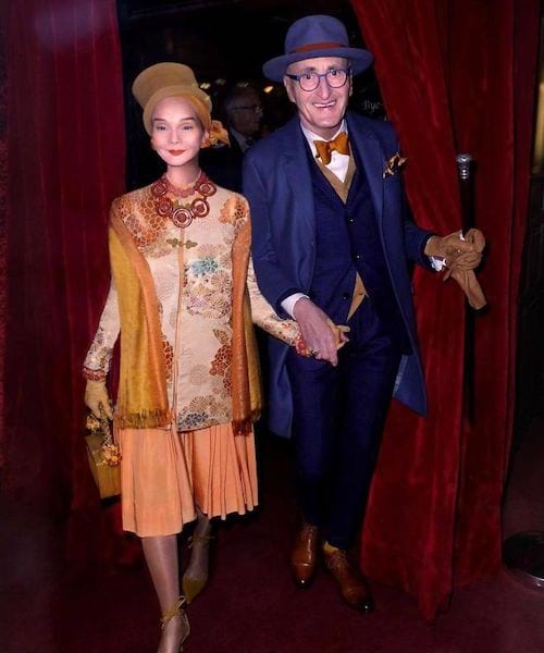 Couple allemand dans un gala 