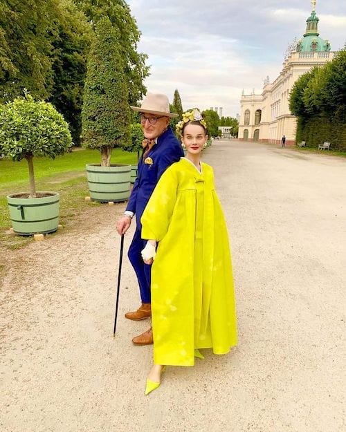 Couple allemand en visite 