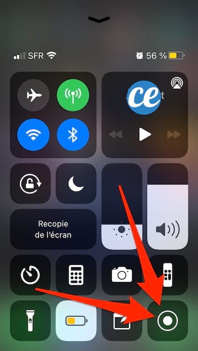 Comment enregistrer vidéo écran iphone